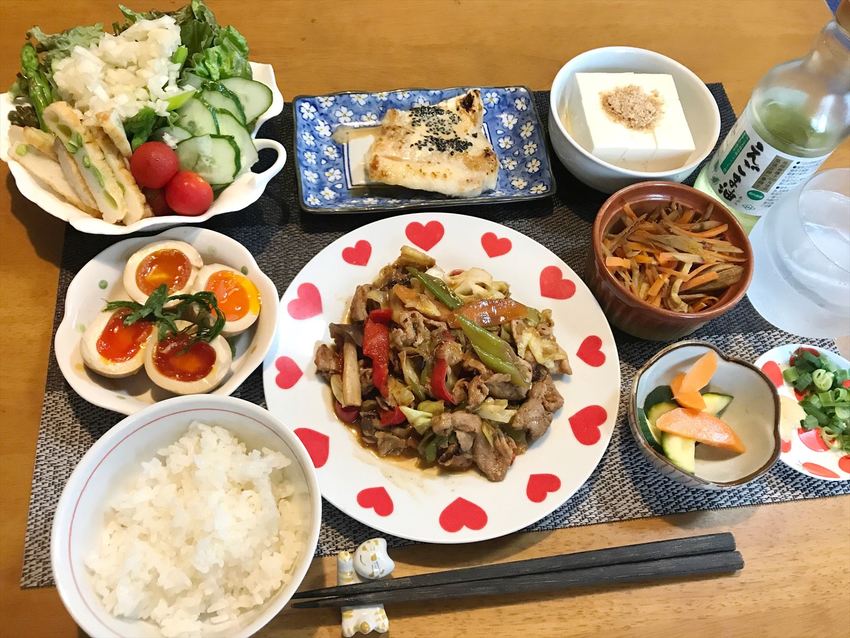 豚肉と野菜炒め定食