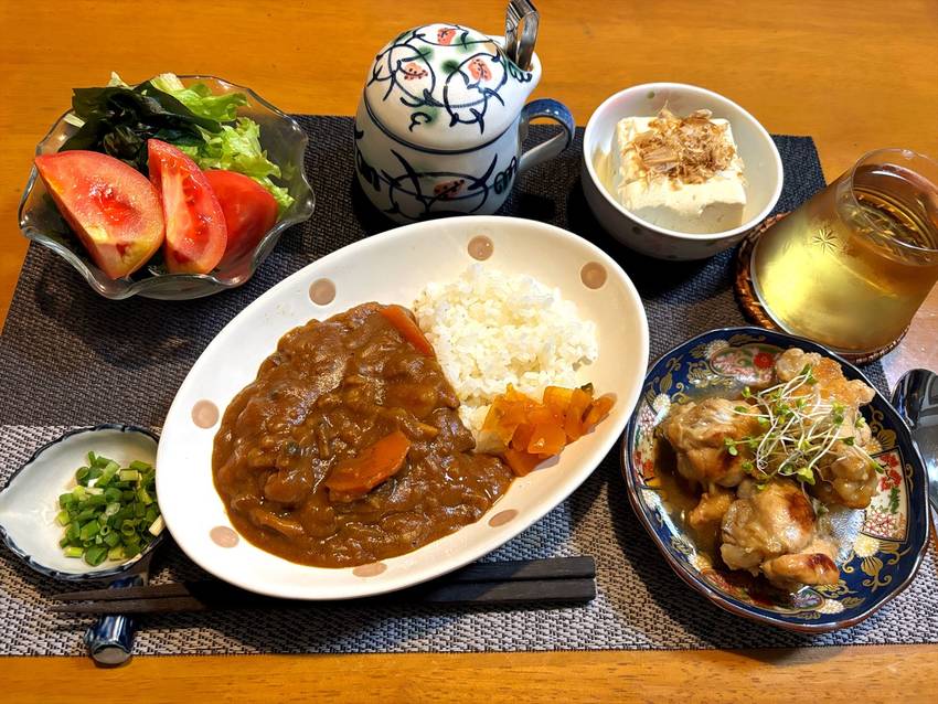 カレーライス二日目　　牛バラカ...