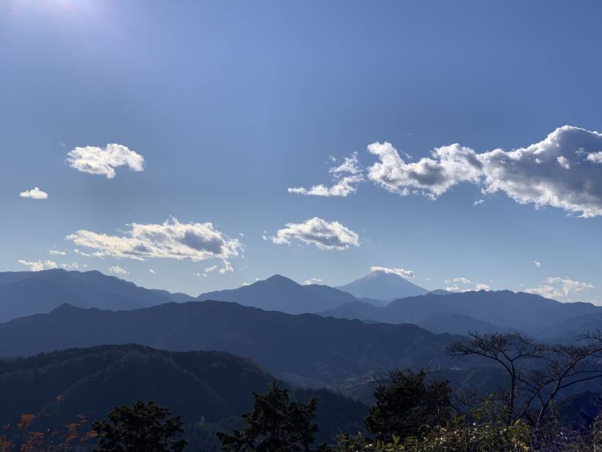 山頂からの眺め。最高でした。こ...