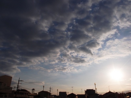 今日の空・・・。