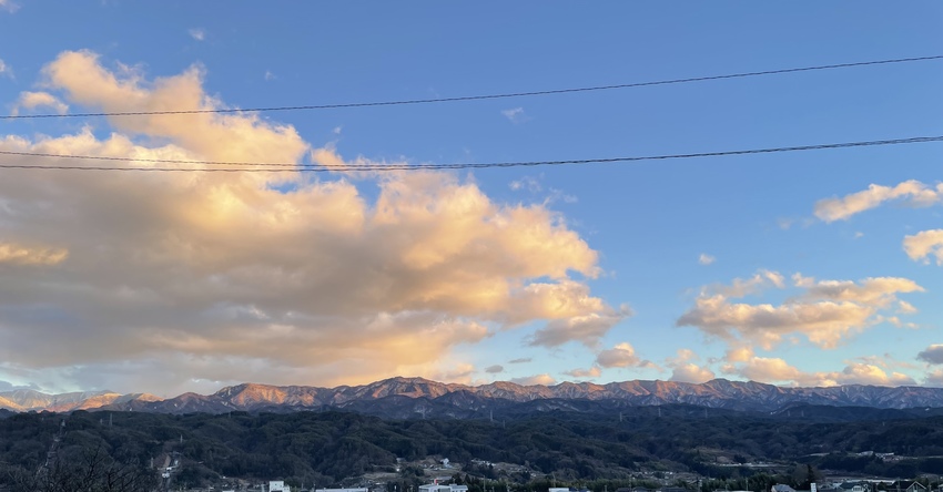 昨日の夕焼け♪