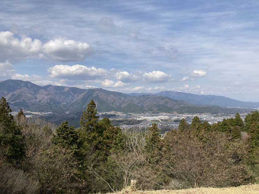 松尾山から見た関ヶ原