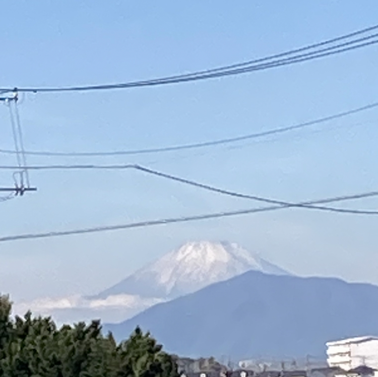 職場から見える富士山