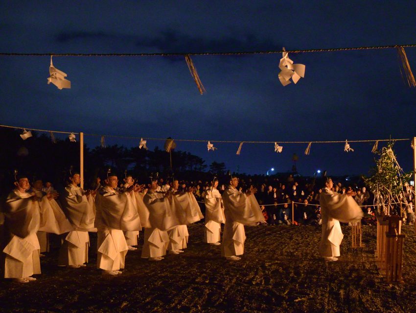 神迎神事　出雲・稲佐の浜　　写...