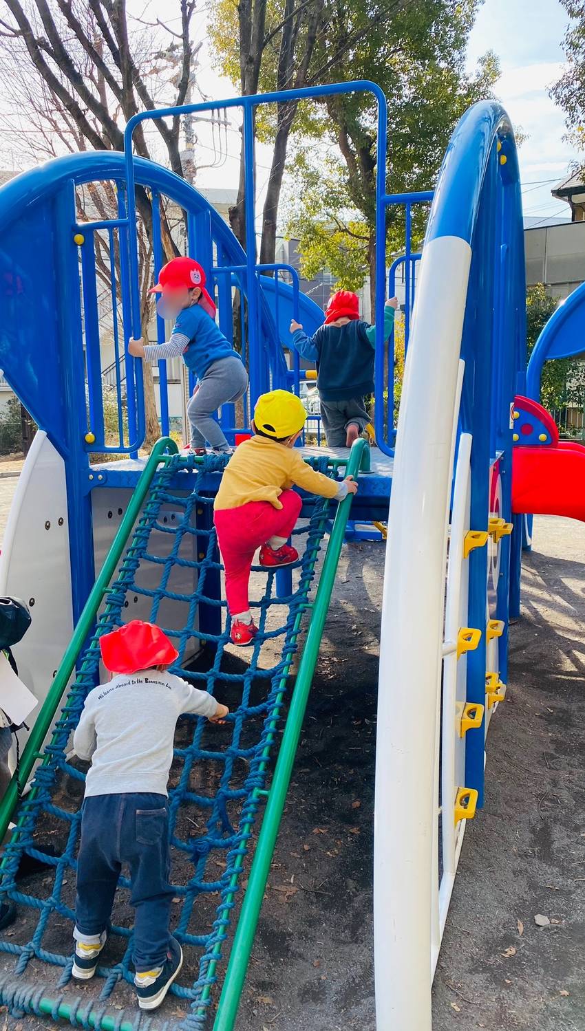 男の子チームは大好きな公園！ ...