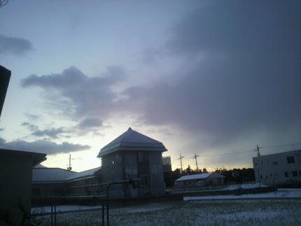 今朝の空