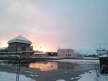 今朝の空