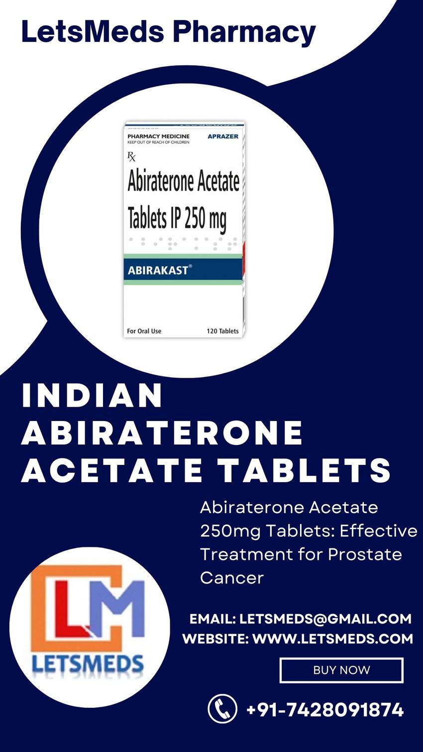 Abiraterone Acetate 250mg Tabl...