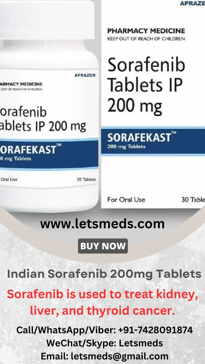 Indian Sorafenib 200mg Tablets...