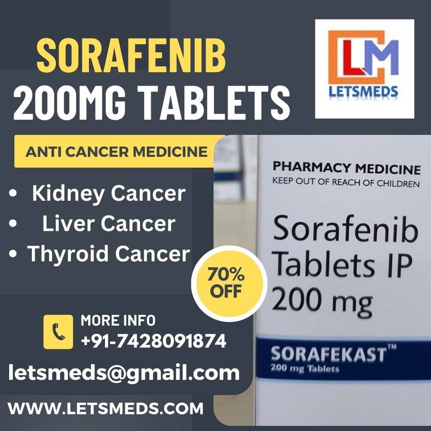Sorafenib 200mg Tablets Online...