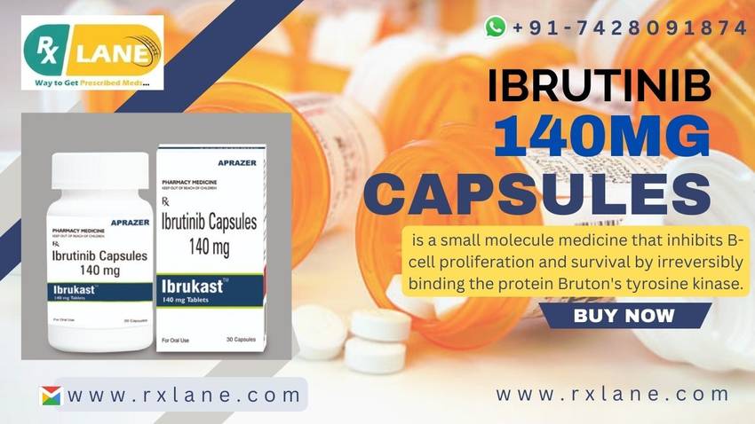 Ibrutinib 140mg capsules price...