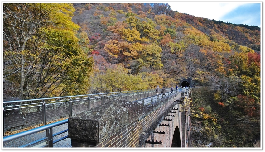 旧信越本線アプト式時代の廃線敷...