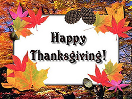Have a great Thanksgiving.