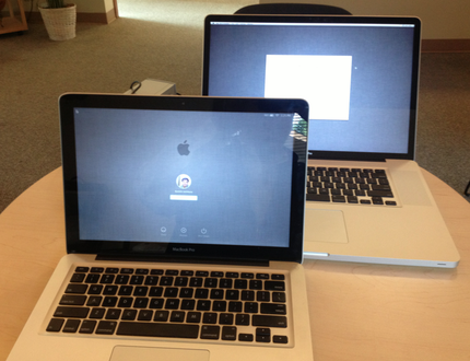 Setting up MacBook Pro 17"