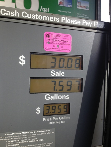 Gas Price, Finally under $4.00