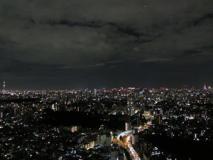 Downtown Tokyo at Night