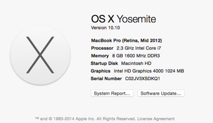 Yosemite Mac OX 10.10 is unst...
