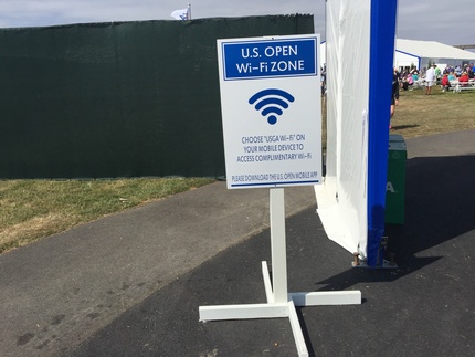 Free WiFi at Chambers Bay