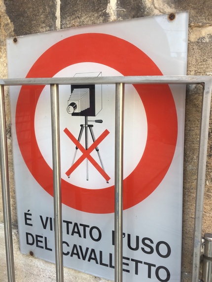 Interesting Sign at Duomo