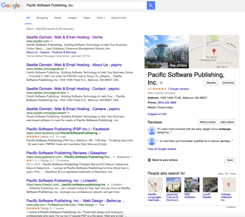 Search Pacific Software Publish...