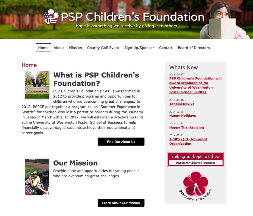 New Site, New Mission ... PSP...