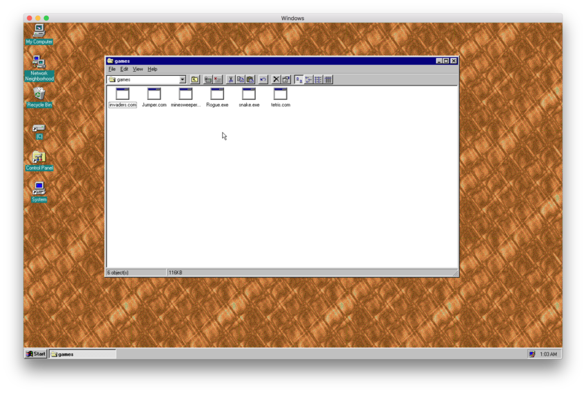 Windows 95 as an App?