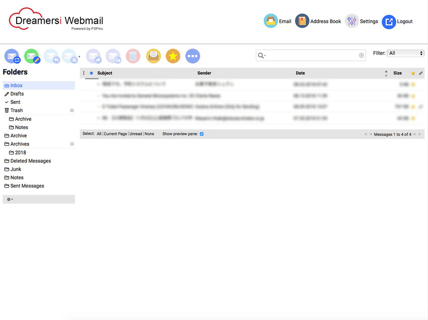 First Look at New Web Mail o...