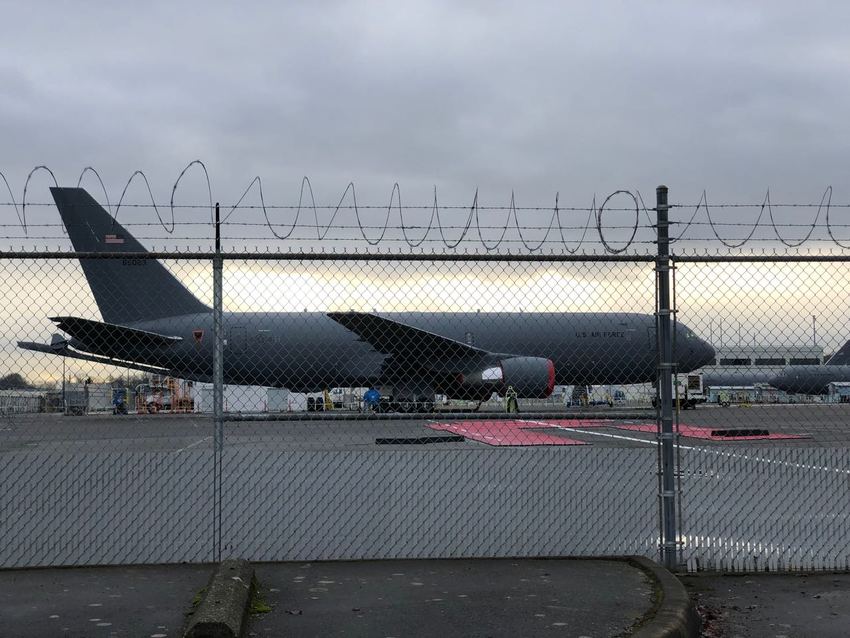 KC-46 Aircraft at Boeing Field ...