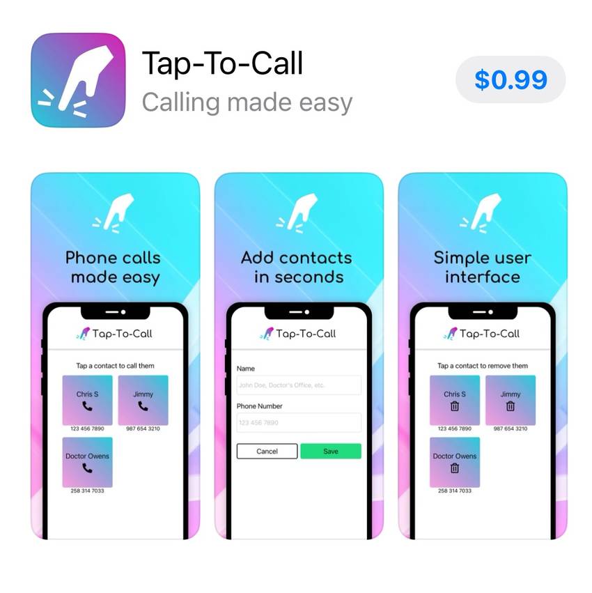 Tap-To-Call APP