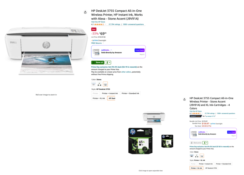 Printer Price and Its Ink Price