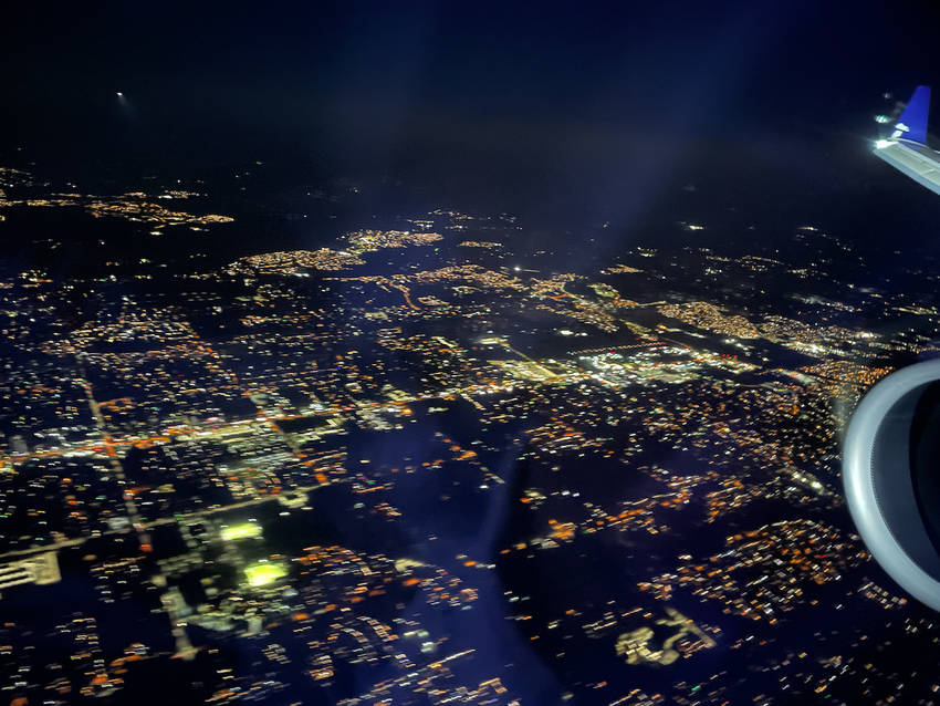 Arriving in Seattle at Night