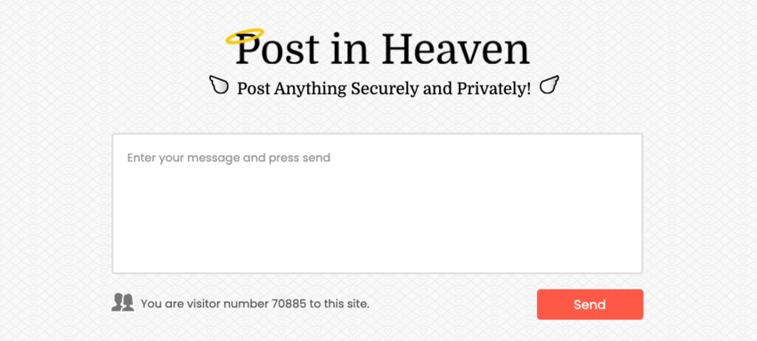 PostInHeaven ... Website that d...