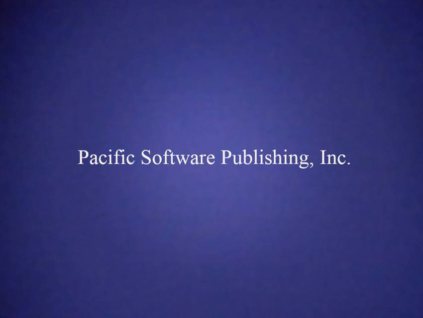 Pacific Software Publishing, Inc.