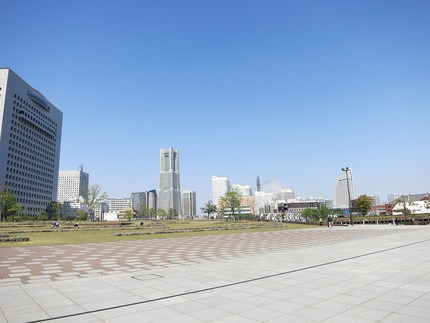 いい天気のみなとみらい地区