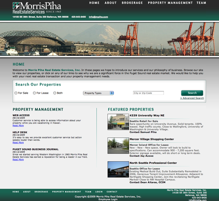 Morris Piha has a new web site