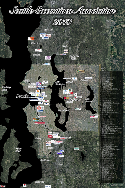 Seattle Execs Map