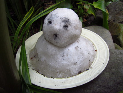 お茶目な雪だるま～お茶目な婆さ...