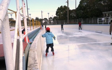 アイススケート初体験