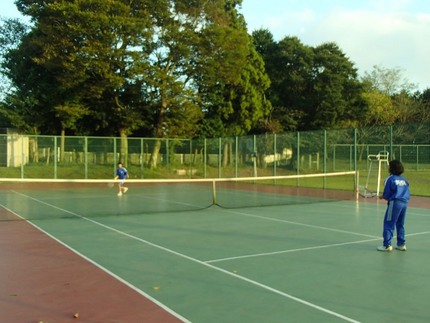 テニスの練習